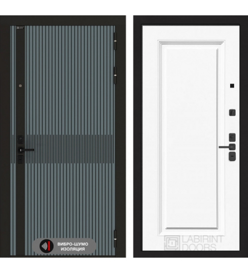 Входная дверь ISSIDA 27 Эмаль RAL-9003 (Сигнально белый)