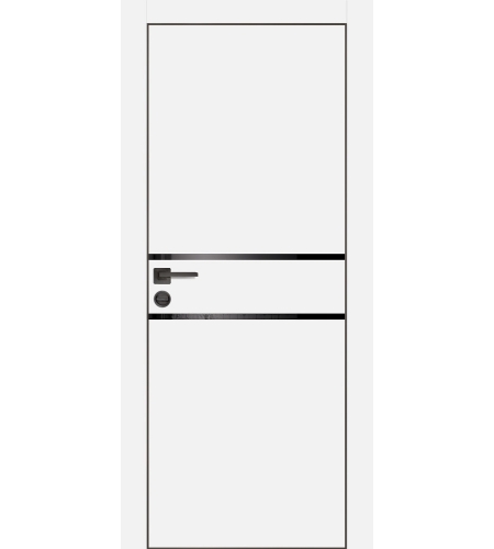PX-18 черная кромка с 4-х ст. Белый со стеклом