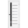 Межкомнатная дверь с экошпоном Браво-27 Snow Melinga/Mirox Grey