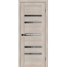 Межкомнатная дверь с экошпоном Браво-30 Cappuccino Melinga/Mirox Grey