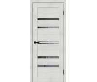 Межкомнатная дверь с экошпоном Браво-30 Bianco Melinga / Mirox Grey