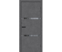 Межкомнатная дверь с экошпоном Браво-2.55 Slate Art/Mirox Grey Межкомнатная дверь с экошпоном Браво-2.55 Slate Art/Mirox Grey
