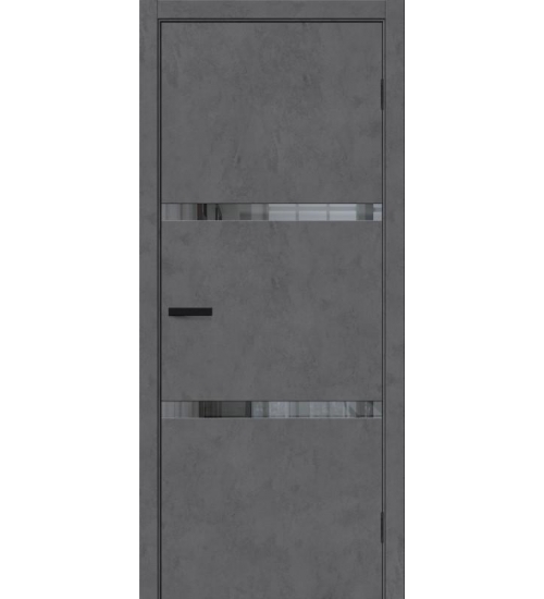 Межкомнатная дверь с экошпоном Браво-2.55 Slate Art/Mirox Grey Межкомнатная дверь с экошпоном Браво-2.55 Slate Art/Mirox Grey