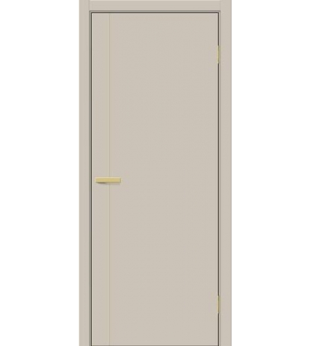 Межкомнатная дверь ПЭТ Браво-0.10.П (SG:P3) Cream Silk / Sgold