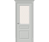 Межкомнатная крашеная дверь Скинни-15.1 Grace/White Сrystal