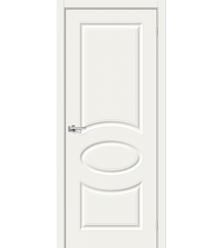 Межкомнатная крашеная дверь Скинни-20 Whitey