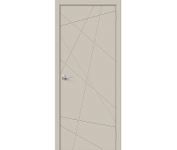 Межкомнатная крашеная дверь Граффити-5 Creamy