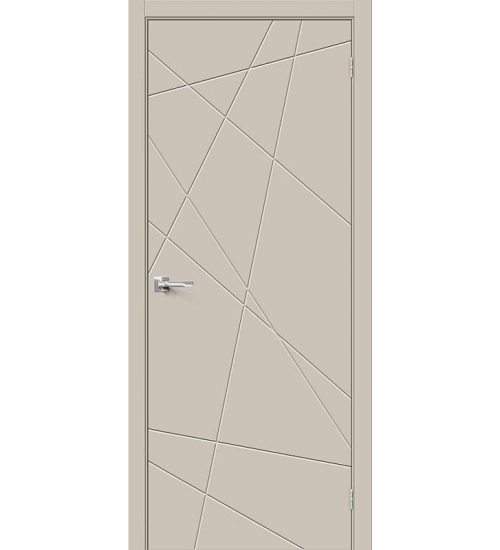 Межкомнатная крашеная дверь Граффити-5 Creamy