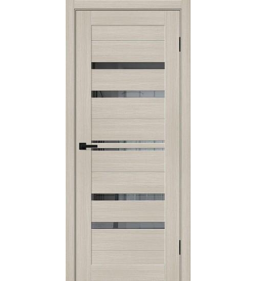 Межкомнатная дверь с экошпоном Браво-30 Cream Melinga / Mirox Grey