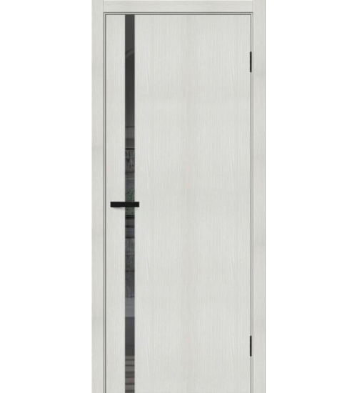 Межкомнатная дверь с экошпоном Браво-1.55 Bianco Veralinga/Mirox Grey