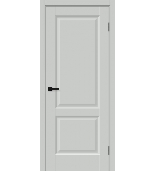 Межкомнатная дверь ПЭТ Неоклассик-32 Grey Silk