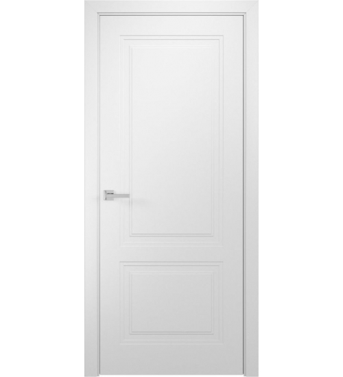 Межкомнатная окрашенная дверь Модель L-2.2 белая эмаль