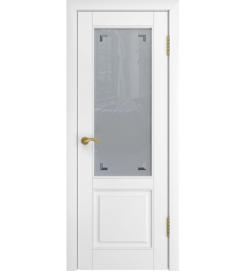 Межкомнатная окрашенная дверь Модель L-5 (стекло)