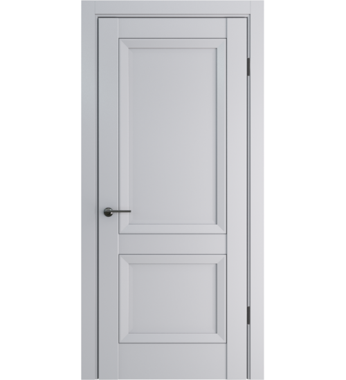 Межкомнатная дверь с эко шпоном ДП-61 (Silver Gray)