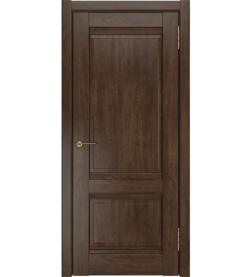 Межкомнатная окрашенная дверь ЛУ-51 (дуб корица, дг)