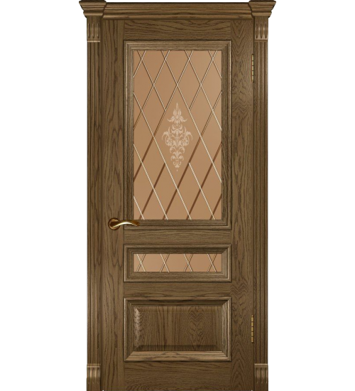 Межкомнатная окрашенная дверь Фараон-2 (ДО Светлый мореный дуб)