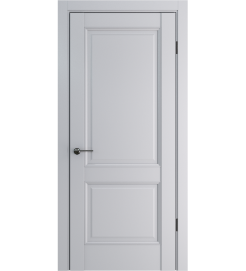 Межкомнатная дверь с эко шпоном ДП-78 (Silver Gray)