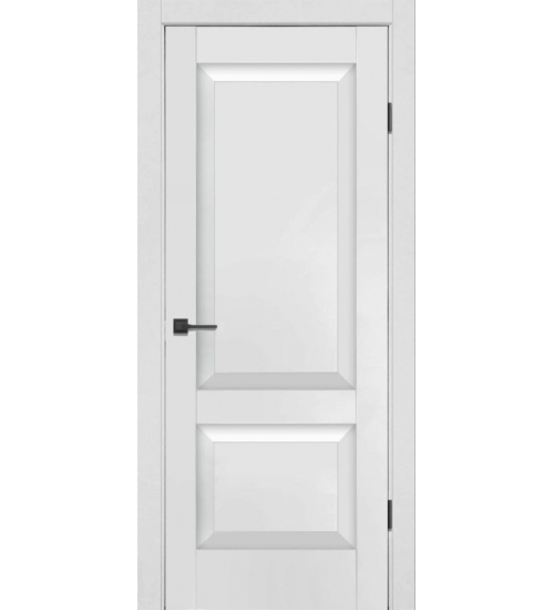Межкомнатная дверь с эко шпоном ДП-2 (White Silk)