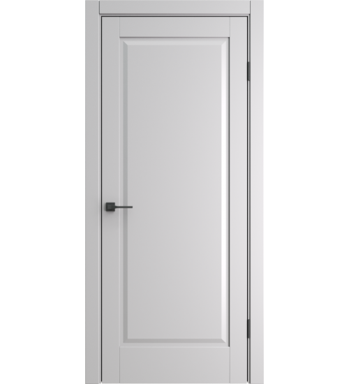 Межкомнатная дверь с эко шпоном ДП-1 (Silver Gray)
