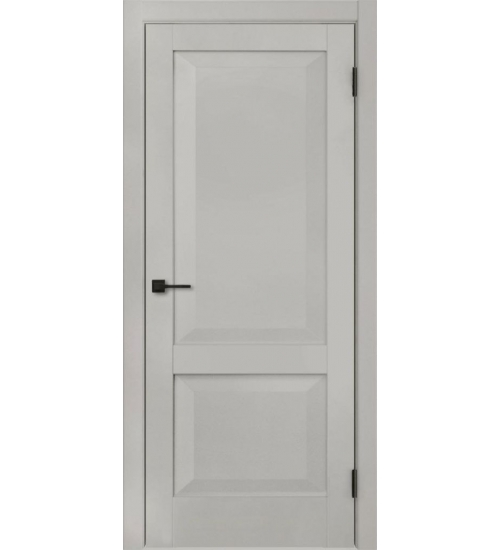 Межкомнатная дверь с эко шпоном ДП-2 (Gray silk)