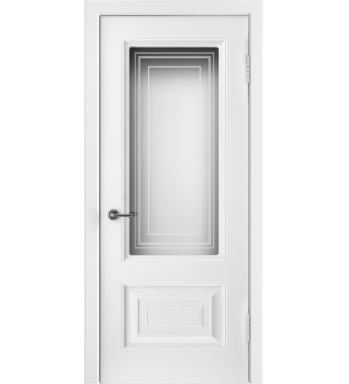 Межкомнатная окрашенная дверь Модель Скин-6 (стекло)