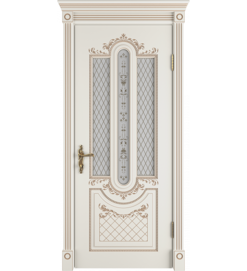 Межкомнатная окрашенная дверь Alexandria | Ivory PC | Art Cloud