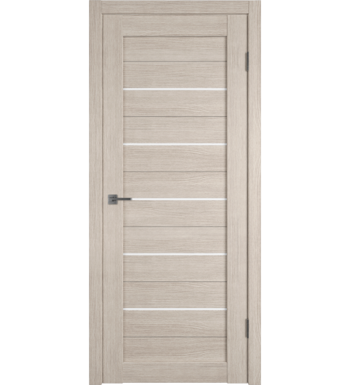 Межкомнатная дверь с эко шпоном Atum 5 | Cappuccino | White Cloud
