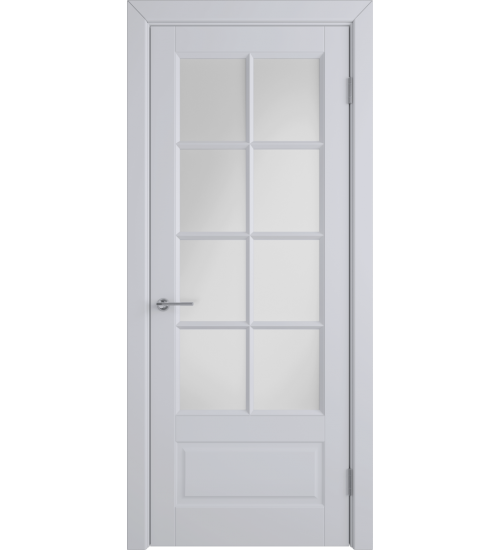 Межкомнатная окрашенная дверь Glanta Ett | Cotton | White Cloud